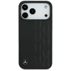 Mercedes Leather Laurel Leaves MagSafe dėklas skirtas Apple iPhone 17 Pro Max juodos spalvos