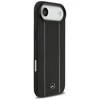 Mercedes Leather Star Pattern Stripes MagSafe dėklas skirtas Apple iPhone Air juodos spalvos