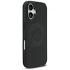 Original dėklas MERCEDES Leather Vintage Logo MagSafe skirtas Apple iPhone 17 juodos spalvos