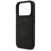 Original dėklas MERCEDES Leather Vintage Logo MagSafe skirtas Apple iPhone 17 Pro juodos spalvos