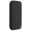 Mercedes MEBKP16S23RBGVK Apple iPhone 16 6.1" dėklas telefonui juodos spalvos Leather Wood Imitation