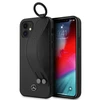 Mercedes Benz Apple iPhone 12 Mini Mercedes dėklas Strap Line (MEHCP12SLSSBK) juodos spalvos