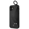 Mercedes Benz Apple iPhone 12 Mini Mercedes dėklas Strap Line (MEHCP12SLSSBK) juodos spalvos