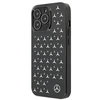 Mercedes Benz Apple iPhone 13 Pro Mercedes dėklas Sidabrinis Stars Pattern (MEHCP13LESPBK) juodos spalvos