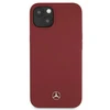 Mercedes Benz Apple iPhone 13 Mercedes dėklas Silicone Line (MEHCP13MSILRE) raudonos spalvos