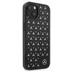Mercedes Benz Apple iPhone 13 Mini Mercedes dėklas Sidabrinis Stars Pattern (MEHCP13SESPBK) juodos spalvos