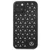 Mercedes Benz Apple iPhone 13 Mini Mercedes dėklas Sidabrinis Stars Pattern (MEHCP13SESPBK) juodos spalvos