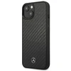Mercedes Benz Apple iPhone 13 Mini Mercedes Carbon dėklas Dynamic Line (MEHCP13SRCABK) juodos spalvos