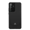 Dėklas Mercedes MEHCS21LARMBK S21 Ultra G998 juoda/juodas kietasis Urban Line