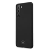 Mercedes Benz Samsung Galaxy S21 Plus Mercedes dėklas silikoninis Line (MEHCS21MSILBK) juodos spalvos