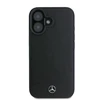 Apple iPhone 16 Mercedes Textured And Plain Leather MagSafe (MEHMP16S23RBARK) dėklas telefonui juodos spalvos