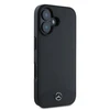 Apple iPhone 16 Mercedes Textured And Plain Leather MagSafe (MEHMP16S23RBARK) dėklas telefonui juodos spalvos