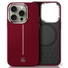 Mercedes MEHMP16X23SUMSR Apple iPhone 16 Pro Max 6.9" Silikoninis dėklas telefonui raudonos spalvos Stripe MagSafe