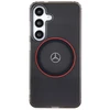 Mercedes Benz Samsung Galaxy S24 Mercedes dėklas Double Layer W/ Raudona MagSafe (MEHMS24S23HUORK) juodos spalvos
