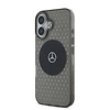 Mercedes PC/TPU Star Pattern MagSafe Apple iPhone 16 Plus dėklas telefonui juodos spalvos