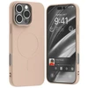 Mercury MagSafe Semi-Silikoninis Apple iPhone 16 Pro Max 6,9" dėklas telefonui rožinės spalvos sand