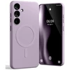 Dėklas Mercury MagSafe Semi-Silicone Samsung Galaxy S25 Plus S936 violetinės spalvos