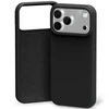 Dėklas Mercury Silicone skirtas Apple iPhone 17 Pro Max juodos spalvos