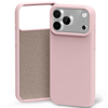 Dėklas Mercury Silicone skirtas Apple iPhone 17 Pro rožinės spalvos