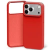 Dėklas Mercury Silicone skirtas Apple iPhone 17 Pro Max raudonos spalvos