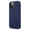 Mini Morris Mini MIHCP12LSLTNA Apple iPhone 12 Pro Max 6,7" tamsiai mėlyna/navy tvirtas silikoninis dėklas