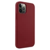 Mini Morris Mini MIHCP12LSLTRE Apple iPhone 12 Pro Max 6,7" raudona/red tvirtas silikoninis dėklas