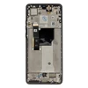 Dėklas „Motorola Edge 40 Neo“ skystųjų kristalų ekranas + jutiklinis blokas + priekinis dangtelis „Juodas Beauty“ (servisų paketas)
