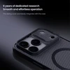 Nillkin CamShield PRO Magnetic Hard dėklas skirtas Apple iPhone 17 Pro Max skaidrus juodos spalvos