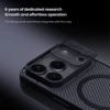Nillkin CamShield PRO Magnetic Hard dėklas skirtas Apple iPhone 17 Pro skaidrus juodos spalvos