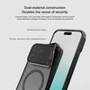 Nillkin CamShield Prop Magnetic dėklas skirtas Apple iPhone 17 Pro Max skaidrus juodos spalvos