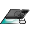 Nillkin CamShield Prop Magnetic Pen Slot dėklas skirtas Samsung Galaxy Z Fold 7 skaidrus juodos spalvos