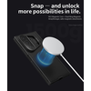 Nillkin CamShield Prop Magnetic (skaidrus Lens) dėklas skirtas Samsung Galaxy Z Fold 7 juodos spalvos