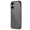 Nillkin Nature TPU PRO dėklas skirtas Apple iPhone 17 skaidrus juodos spalvos