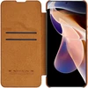 Dėklas NILLKIN QIN BOOK LEATHER CASE XIAOMI REDMI NOTE 11 5G/POCO M4 PRO BROWN
