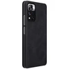 Nillkin Qin Flip Xiaomi Redmi Note 11T 5G / 11S 5G / 11 5G (China) / Poco M4 Pro 5G – dėklas telefonui juodos spalvos