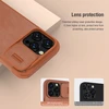 Dėklas Nillkin Qin Pro Leather Apple iPhone 14 Pro Max raudonas