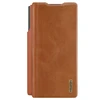 Nillkin Qin Book PRO Pen Slot dėklas skirtas Samsung Galaxy Z Fold 7 rudos spalvos