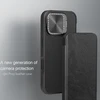 Nillkin Qin Book Prop Apple iPhone 16 Classic dėklas jūsų telefonui juodos spalvos