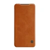 Nillkin Qin leather holster Xiaomi Redmi Note 9T 5G dėklas telefonui rudos spalvos