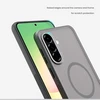 Nillkin Super Frosted PRO Magnetic Back dėklas skirtas Samsung Galaxy A57 skaidrus juodos spalvos