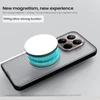 Nillkin Super Frosted PRO Magnetic Back dėklas skirtas Xiaomi 15T Pro Transparent juodos spalvos