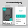 Nillkin Super Frosted PRO Magnetic Back dėklas skirtas Xiaomi Redmi Note 15 Pro+ 5G Transparent Juodas