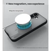 Nillkin Super Frosted PRO Magnetic Back dėklas skirtas Apple iPhone 17 skaidrus juodos spalvos