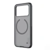 Nillkin Super Frosted PRO Magnetic Back dėklas skirtas Poco F8 Ultra skaidrus juodos spalvos
