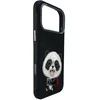 NIMMY dėklas BIG EYED GIANT PANDA, skirtas IPHONE 18 Pro/17 Pro, juodas