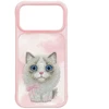 Dėklas NIMMY case BIG EYED RAGDOLL for IPHONE 18 Pro/17 Pro pink