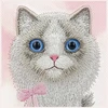 NIMMY dėklas BIG EYED RAGDOLL, skirtas IPHONE 18 Pro Max/17 Pro Max, rausvas