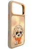NIMMY dėklas BIG EYED TEDDY POODLE, skirtas IPHONE 18 Pro/17 Pro, rudos spalvos