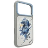 NIMMY dėklas EAGLE, suderinamas su MagSafe, skirtas IPHONE 18 Pro/17 Pro, pilkas