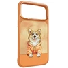 NIMMY dėklas GENTLE PETS SERIES DOG suderinamas su MagSafe, skirtas IPHONE 18 Pro/17 Pro, oranžinis
